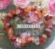 Carnelian Crystal Healing Chip Bracelets