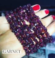 Garnet Crystal Healing Chip Bracelets